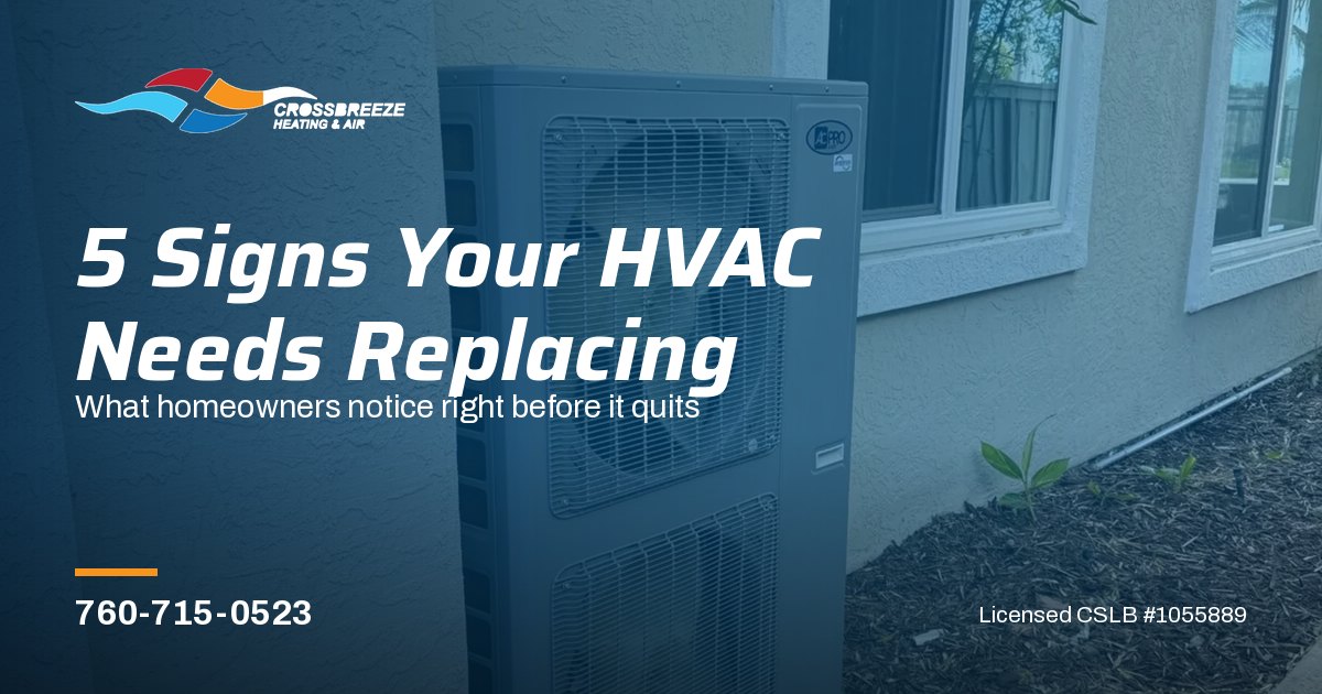 5 Signs It’s Time to Replace Your HVAC System