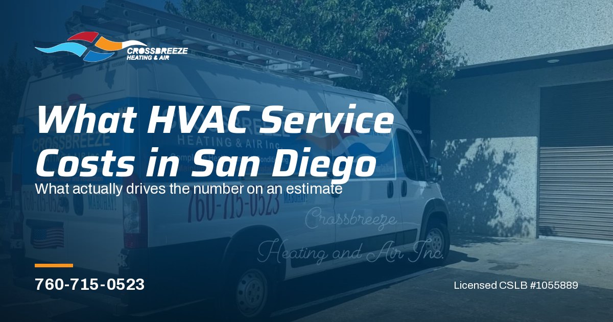 How Much Does HVAC Service Cost in San Diego?