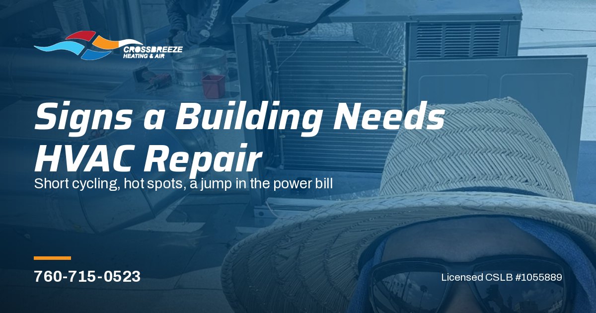 Signs Your Building Needs HVAC Commercial Unit Repairs Immediately