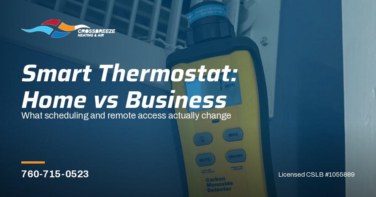 The Benefits of a Smart Thermostat for Your Home or Business