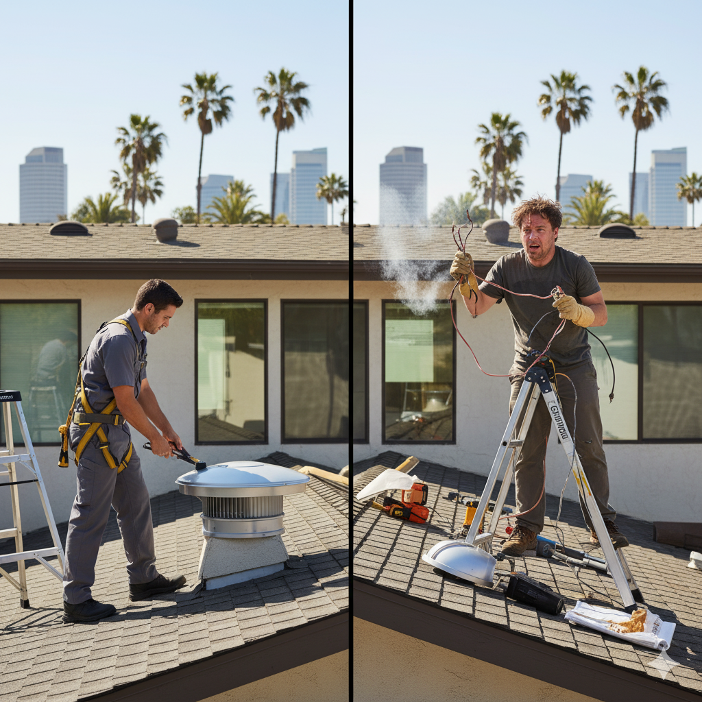 attic fan installation